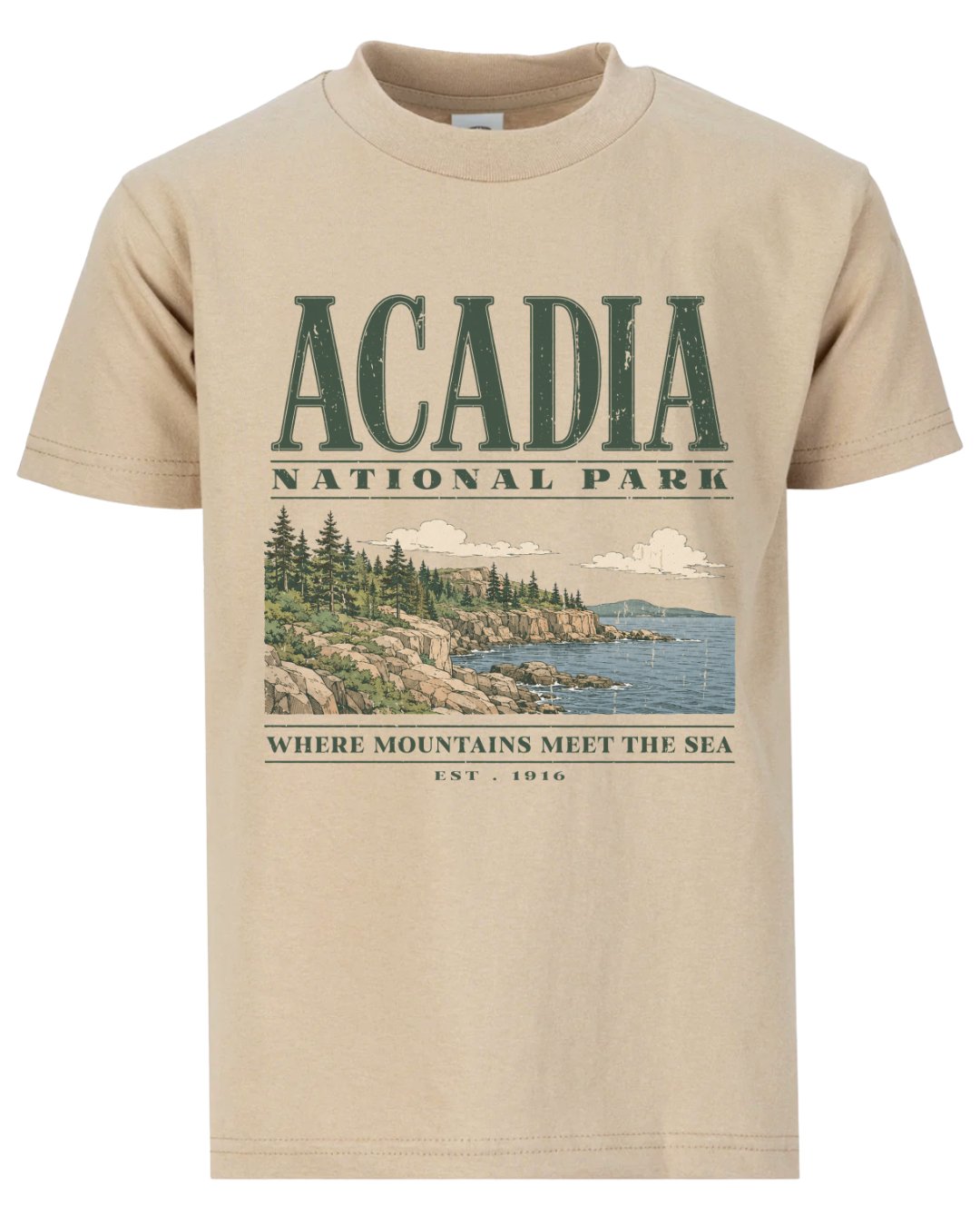 Where Mountains Meets The Sea T-shirt
