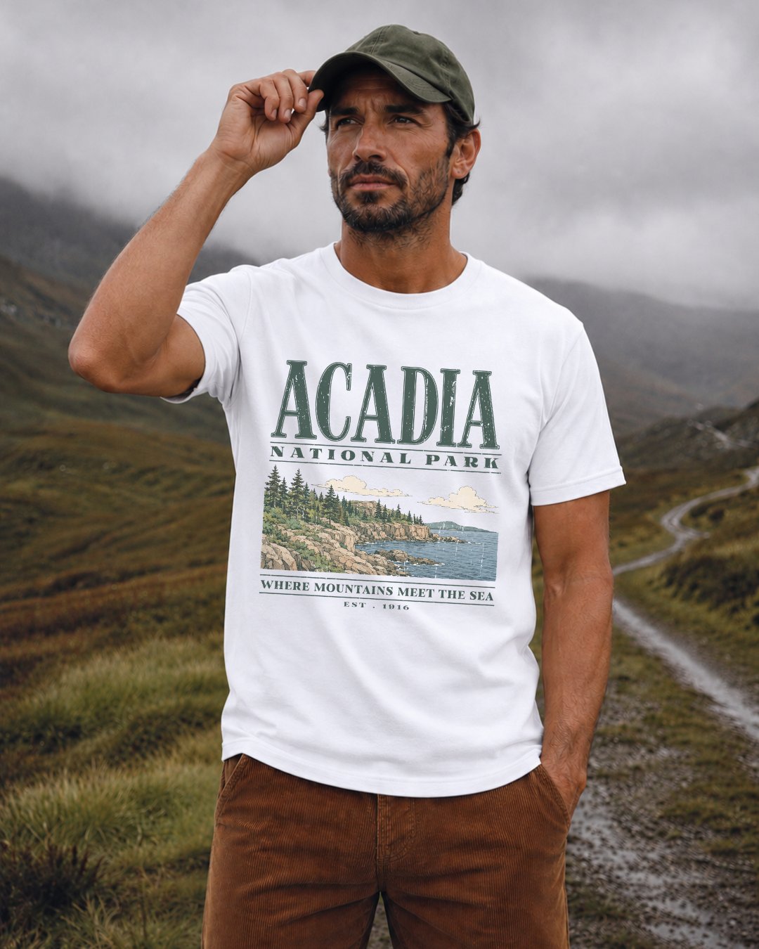 Where Mountains Meets The Sea T-shirt