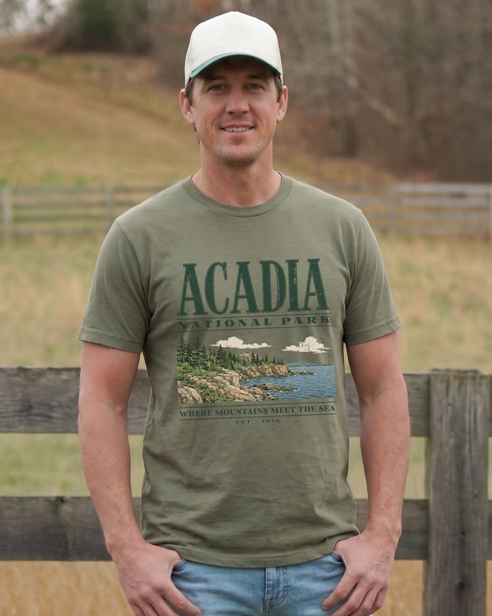 Where Mountains Meets The Sea T-shirt