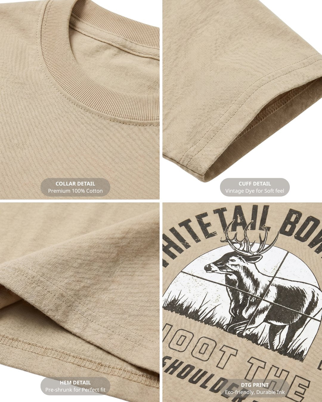 White-tailed Deer Bowhunter T-shirt