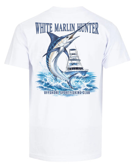 White Marlin Hunter T-shirt