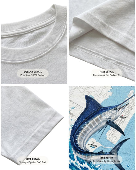 White Marlin Tournament T-shirt