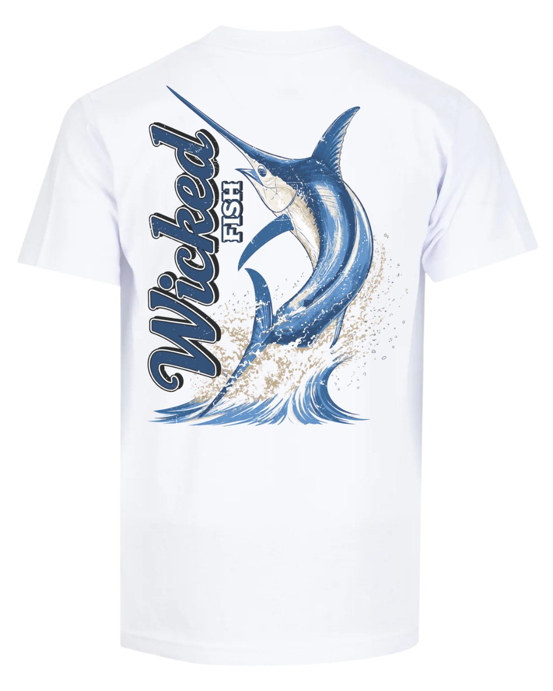 Wicked White Marlin Fish T-shirt