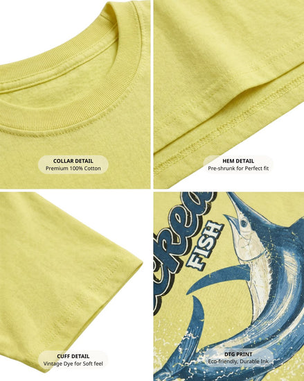 Wicked White Marlin Fish T-shirt