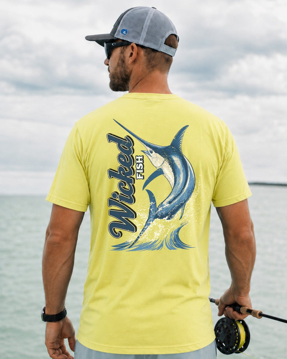 Wicked White Marlin Fish T-shirt