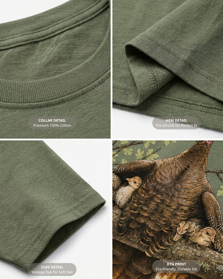 Wild Turkey Family Oak Branch T-shirt