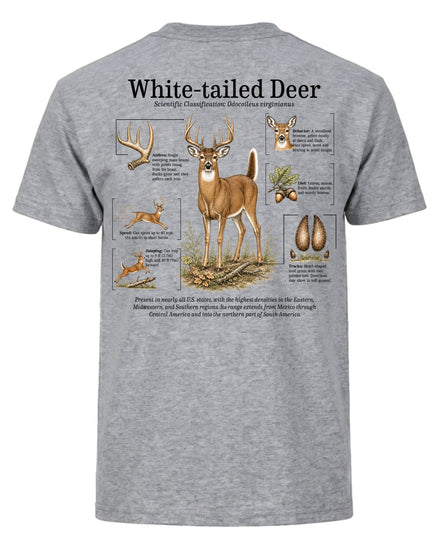 White-tailed Deer Infographic T-shirt