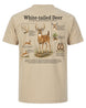 White-tailed Deer Infographic T-shirt
