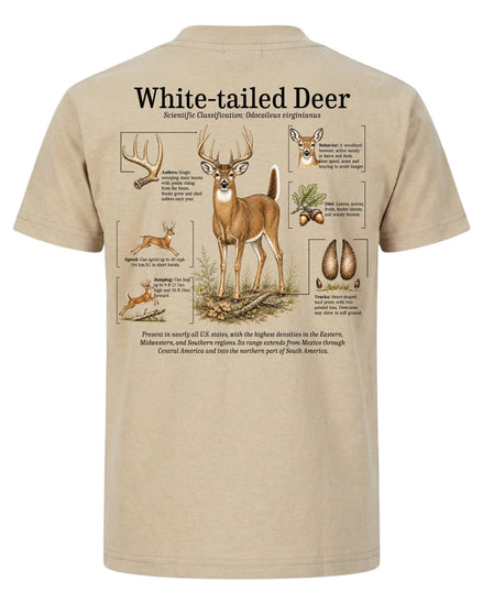 White-tailed Deer Infographic T-shirt
