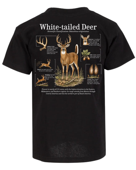 White-tailed Deer Infographic T-shirt