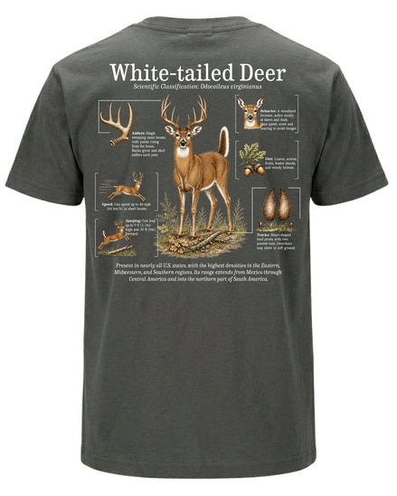 White-tailed Deer Infographic T-shirt