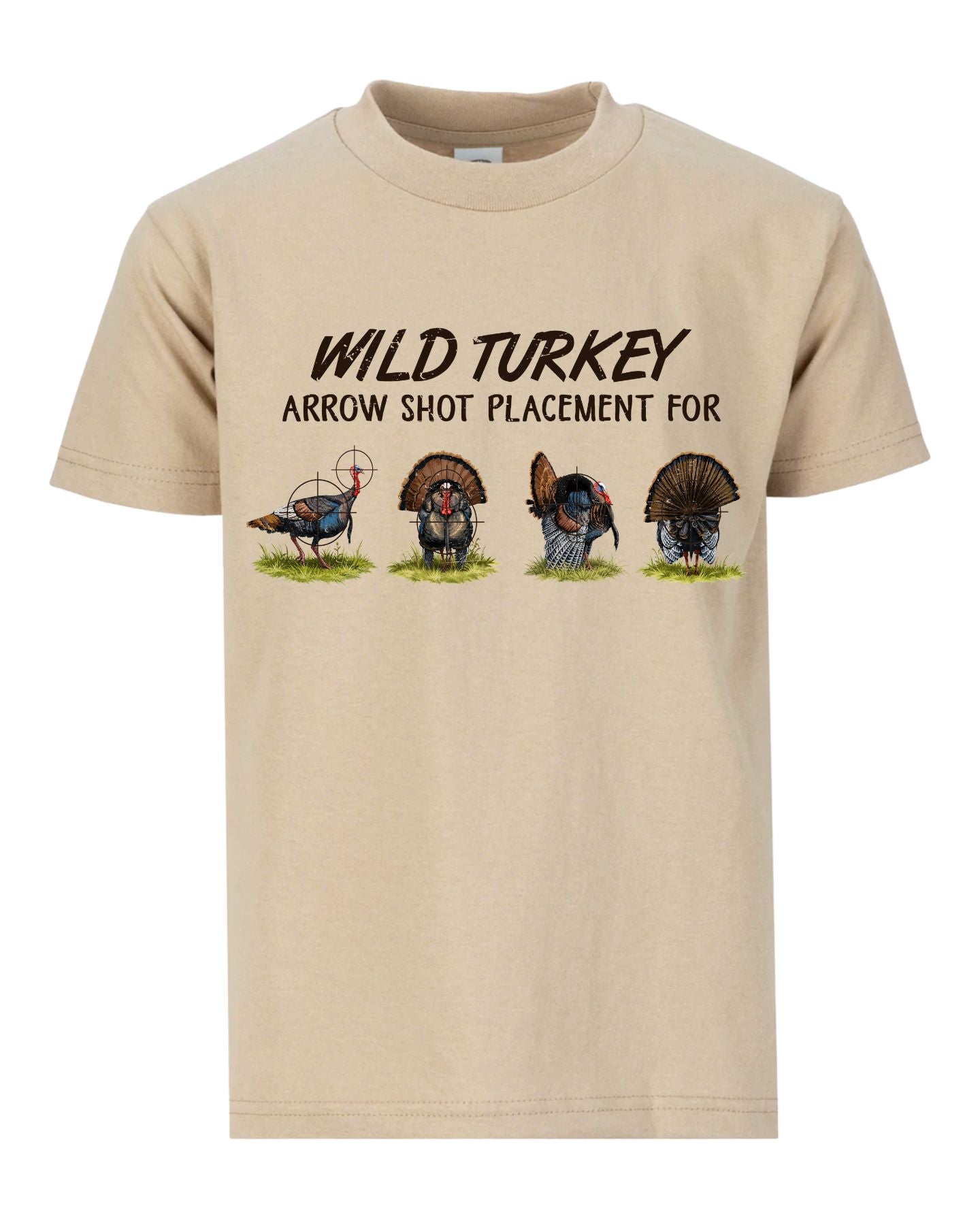 Wild Turkey Arrow Shot Placement T-shirt