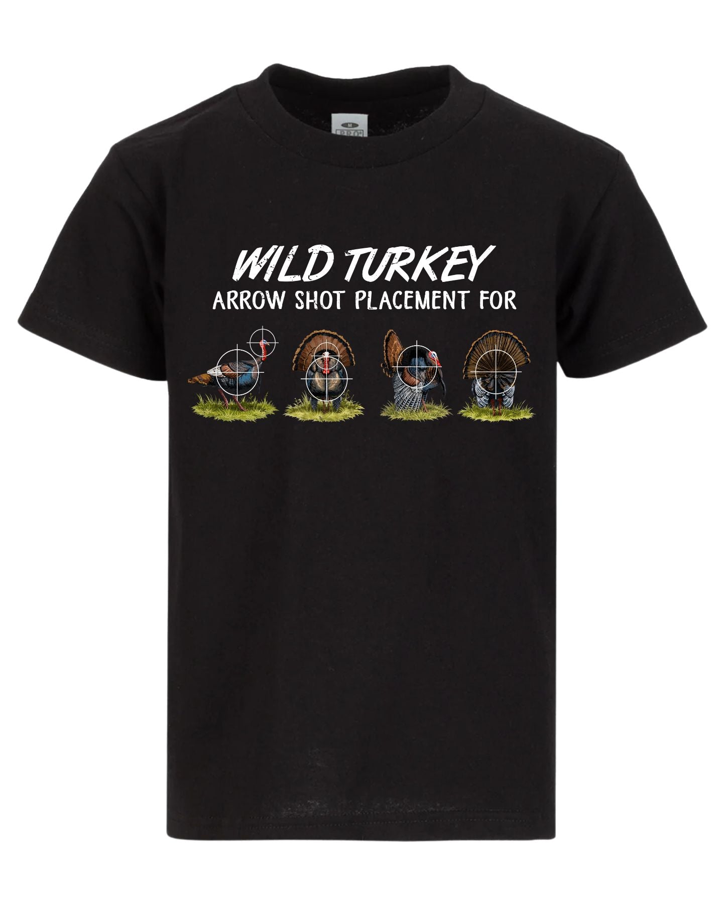 Wild Turkey Arrow Shot Placement T-shirt