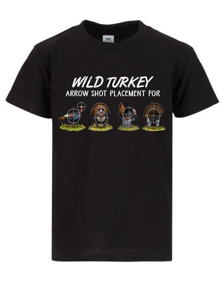 Wild Turkey Arrow Shot Placement T-shirt