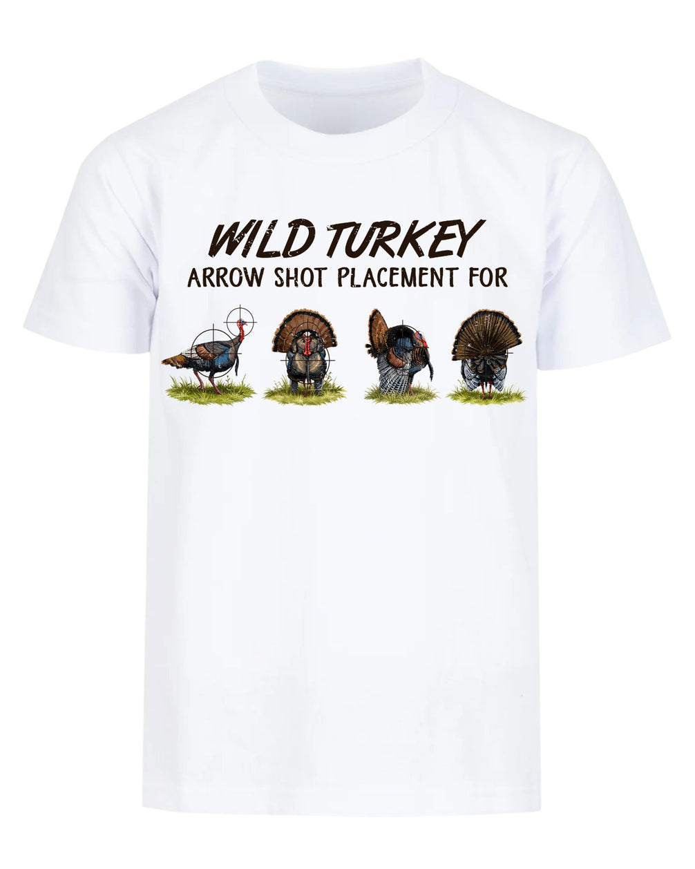 Wild Turkey Arrow Shot Placement T-shirt
