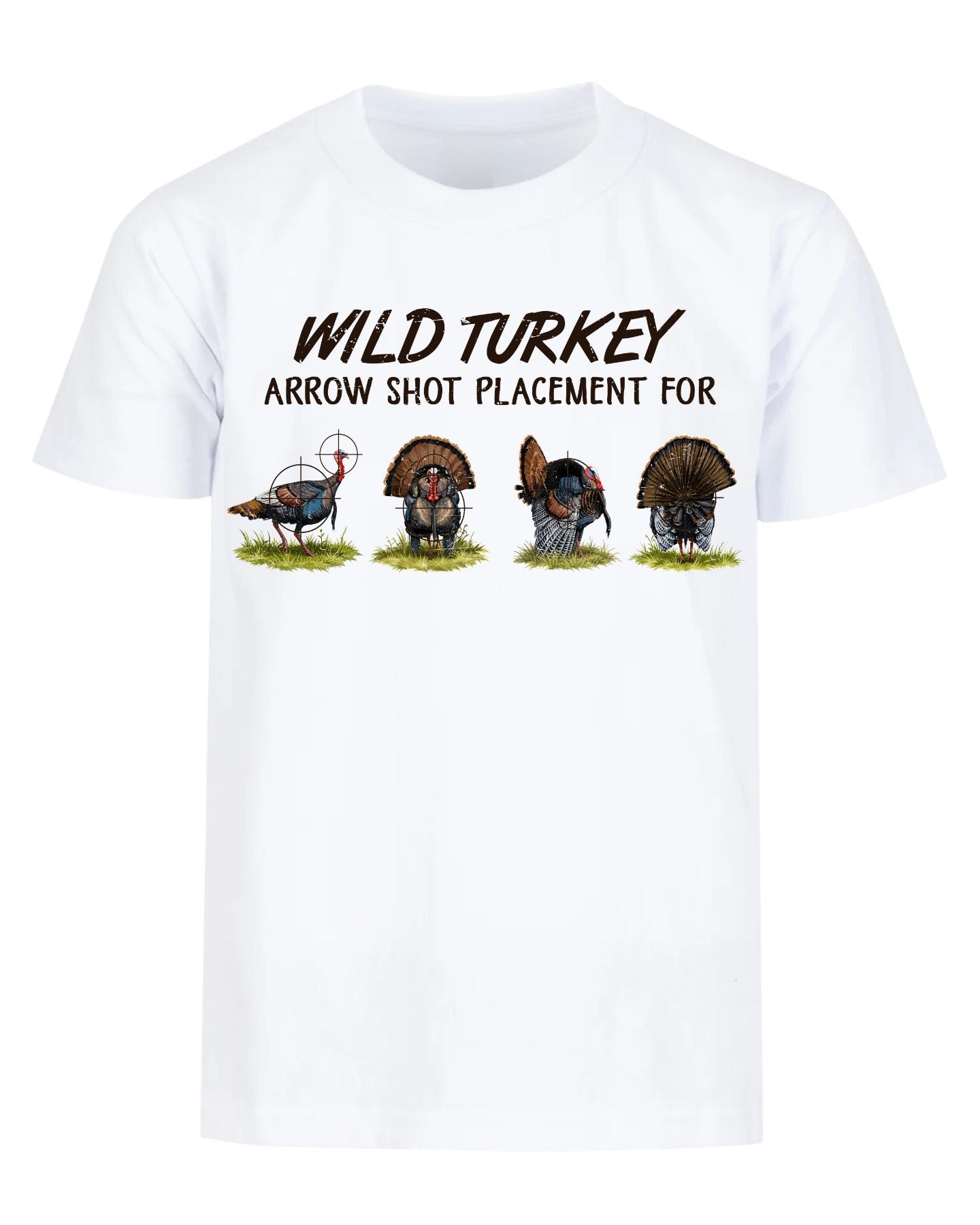 Wild Turkey Arrow Shot Placement T-shirt