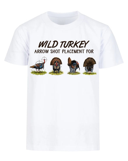 Wild Turkey Arrow Shot Placement T-shirt