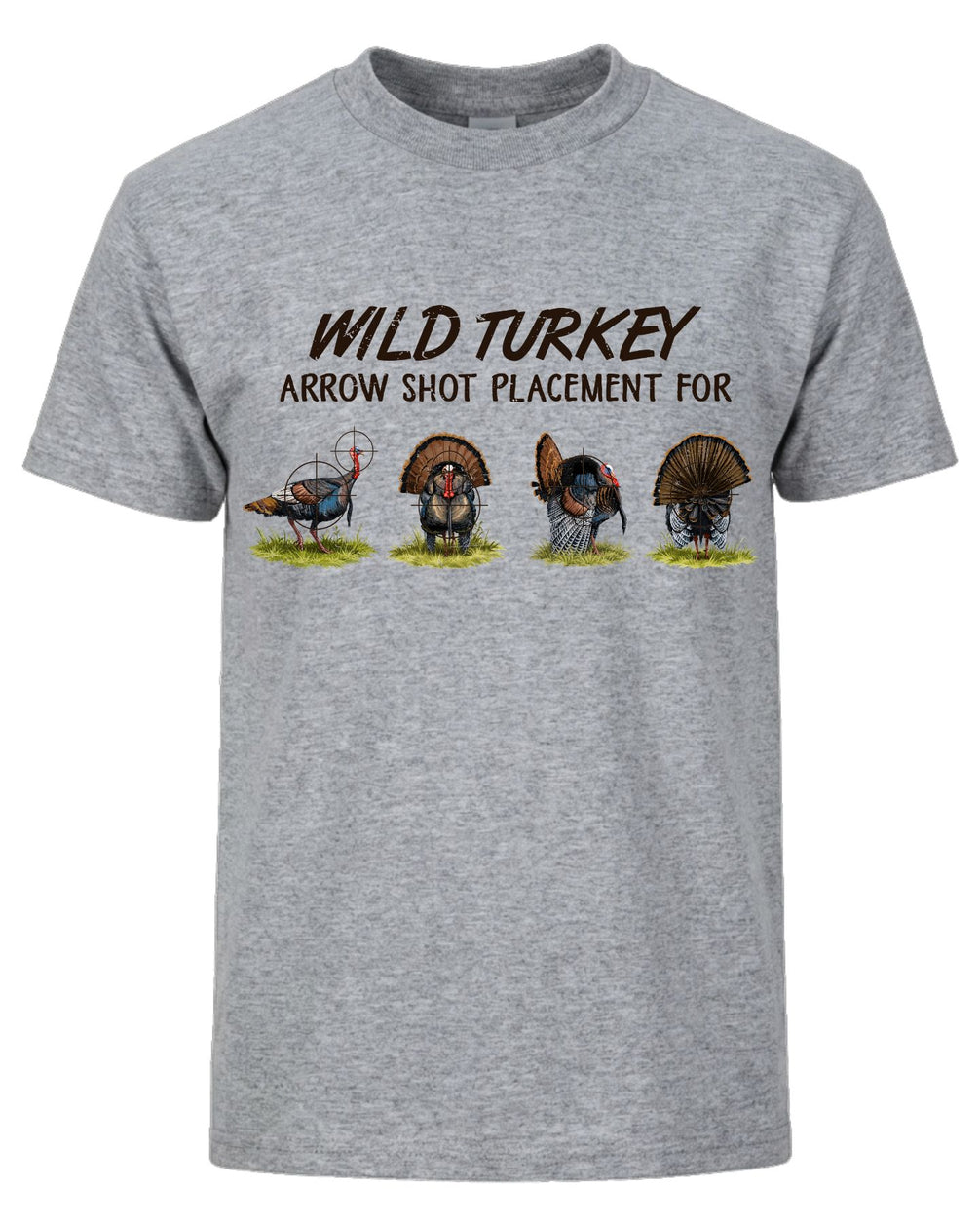 Wild Turkey Arrow Shot Placement T-shirt