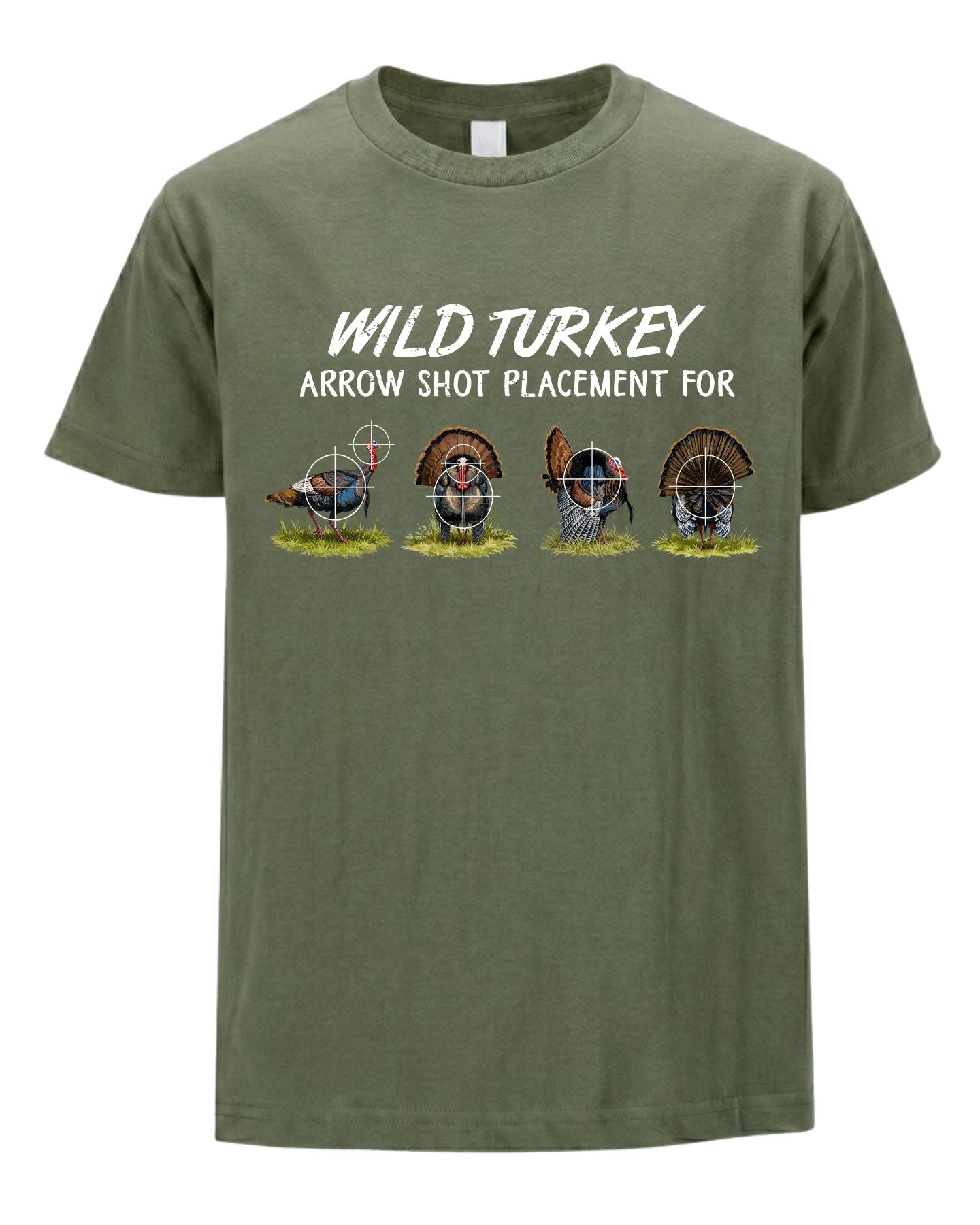 Wild Turkey Arrow Shot Placement T-shirt