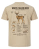 Wildlife Facts White-tailed Deer T-shirt