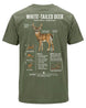 Wildlife Facts White-tailed Deer T-shirt