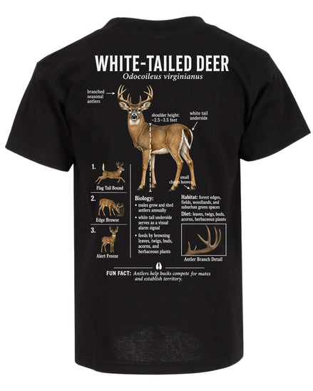 Wildlife Facts White-tailed Deer T-shirt