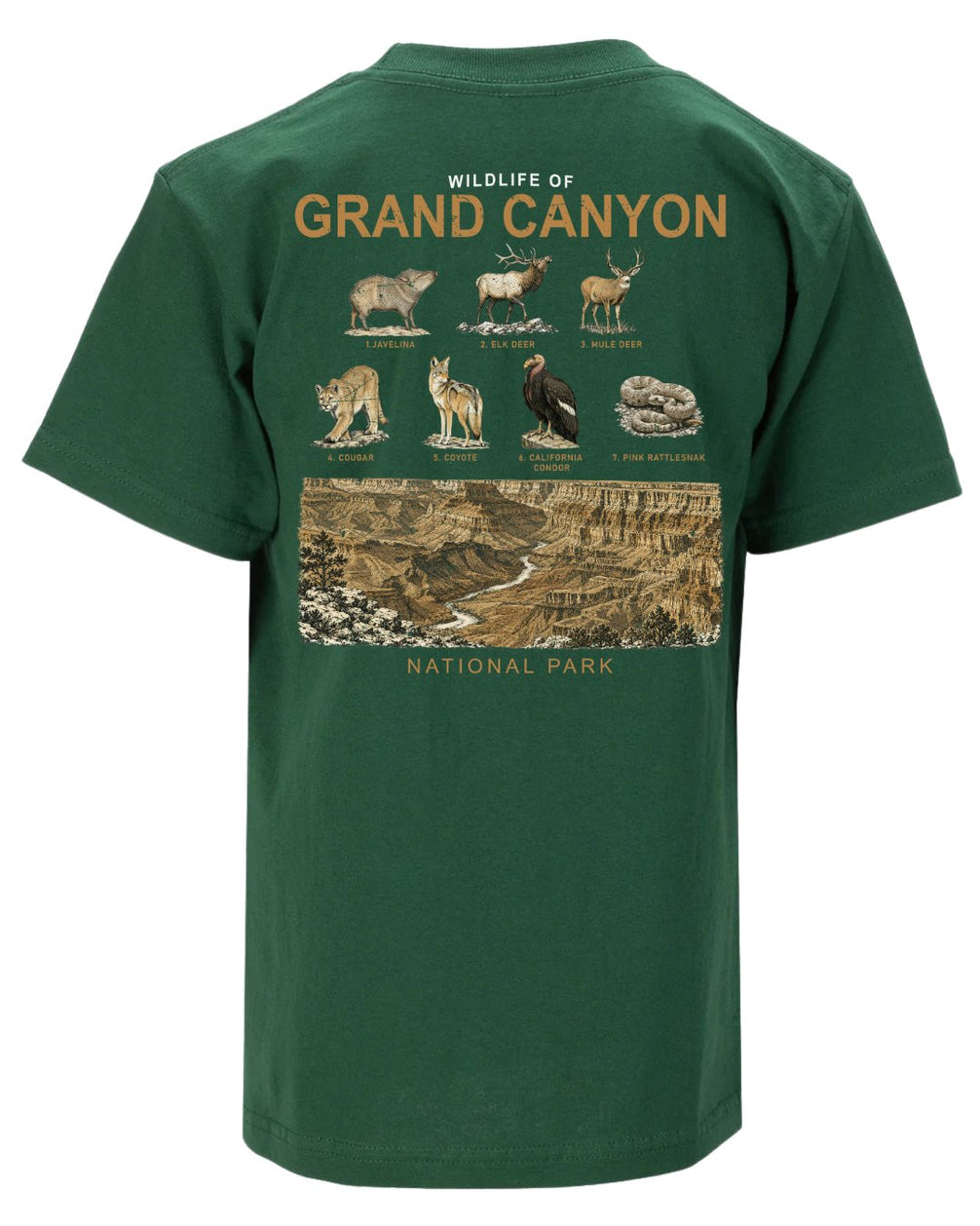 Wildlife Of Grand Canyon T-shirt