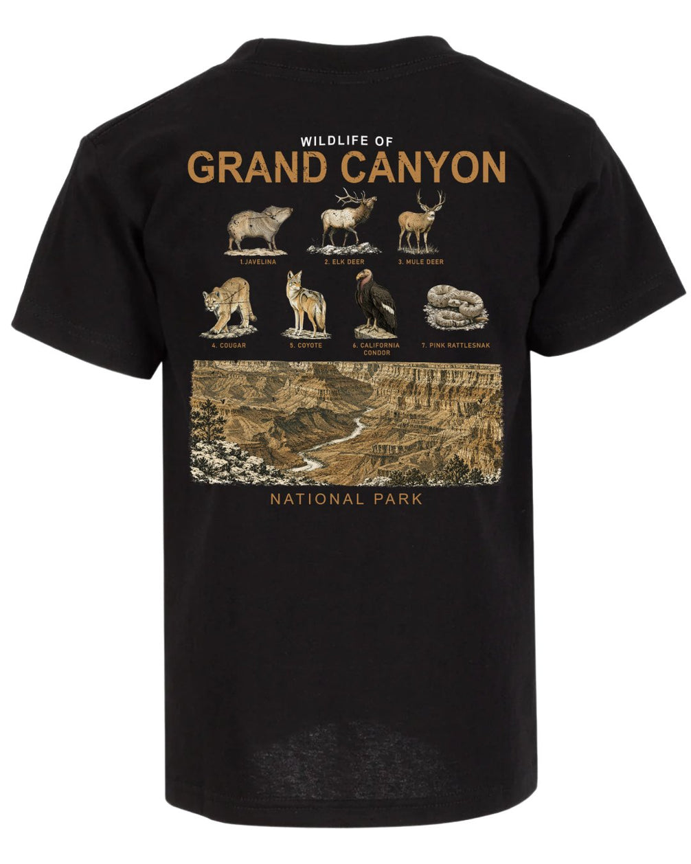 Wildlife Of Grand Canyon T-shirt