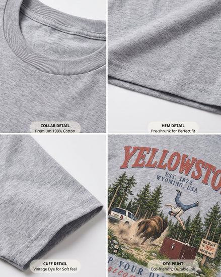 "Wildlife is Wild" Yellowstone Humor T-shirt
