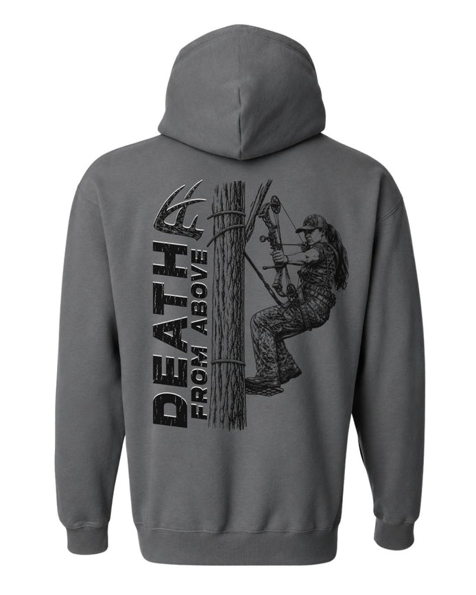 Women's Bowhunting Tree Stand Hoodie.jpg