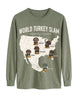 World Turkey Slam Classic Cotton Regular-Fit Front Print Long-sleeve Tee