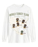 World Turkey Slam Classic Cotton Regular-Fit Front Print Long-sleeve Tee
