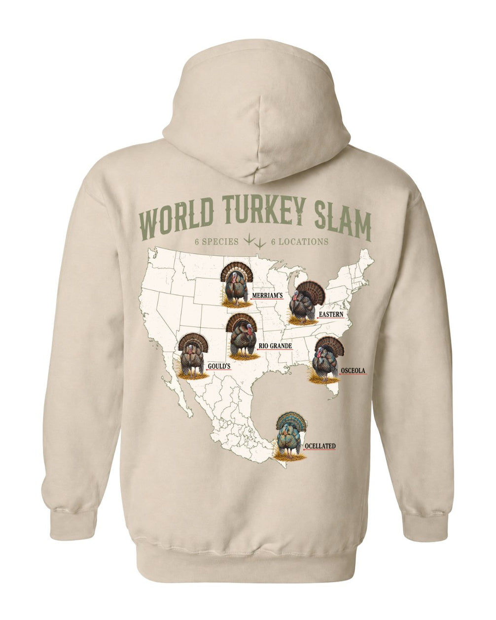 World Turkey Slam Classic Cotton Regular-Fit Hoodie