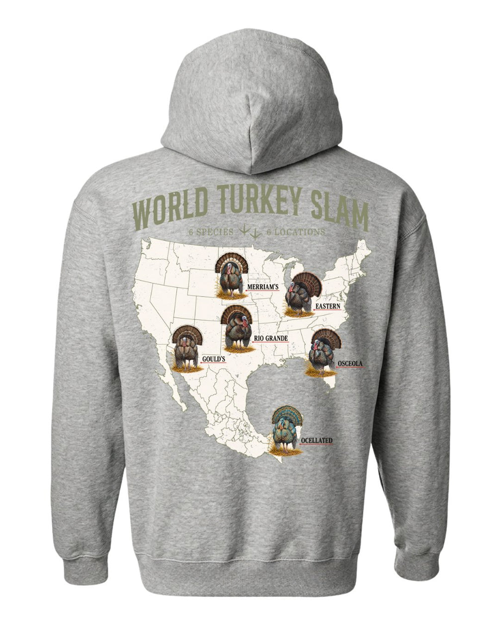 World Turkey Slam Classic Cotton Regular-Fit Hoodie