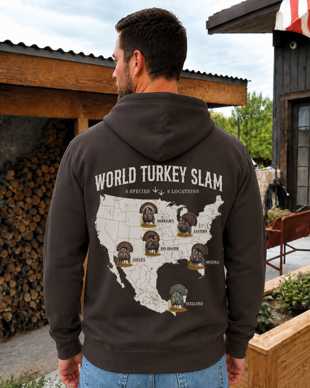 World Turkey Slam Classic Cotton Regular-Fit Hoodie
