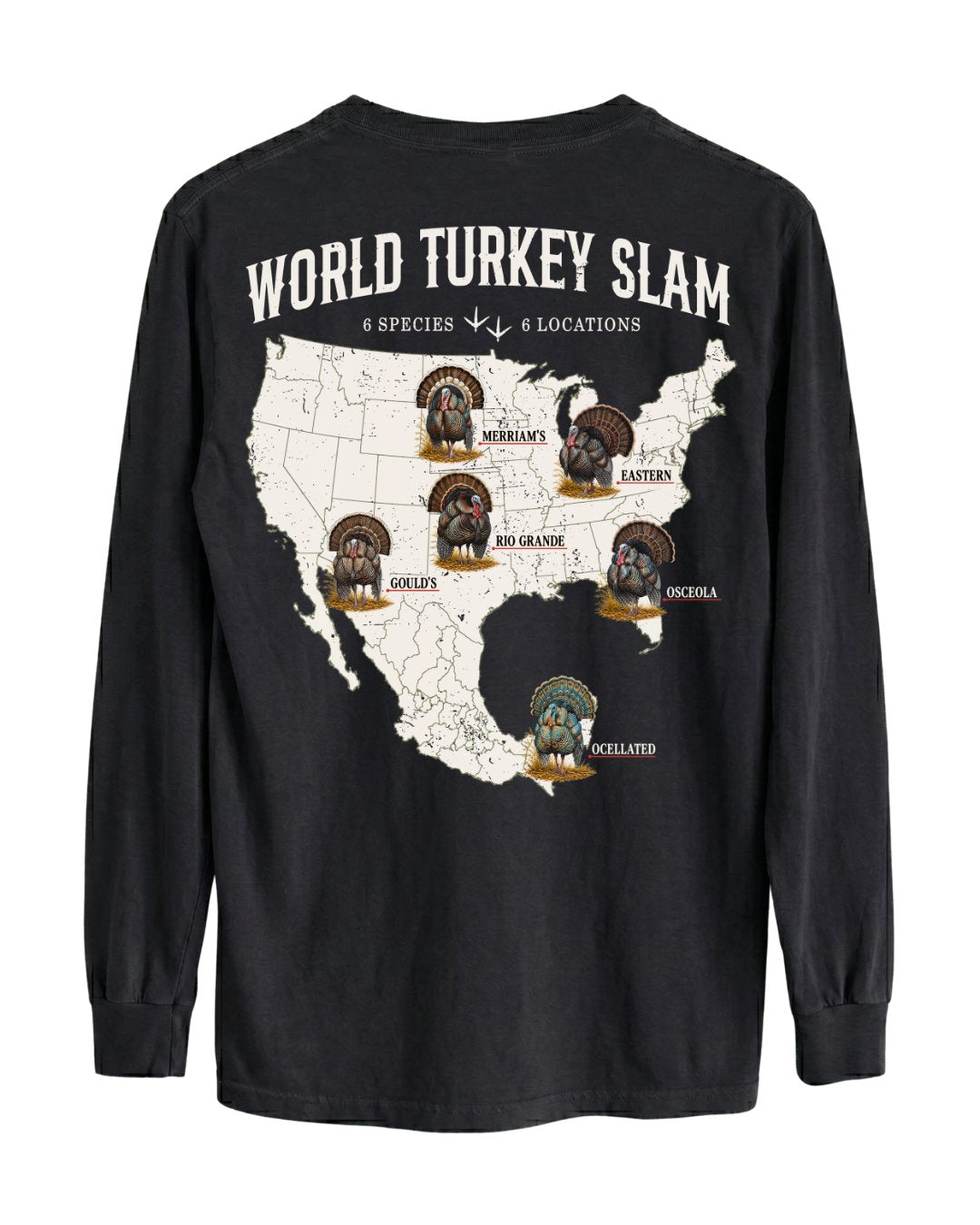 World Turkey Slam Classic Cotton Regular-Fit Long-sleeve Tee