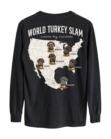 World Turkey Slam Classic Cotton Regular-Fit Long-sleeve Tee