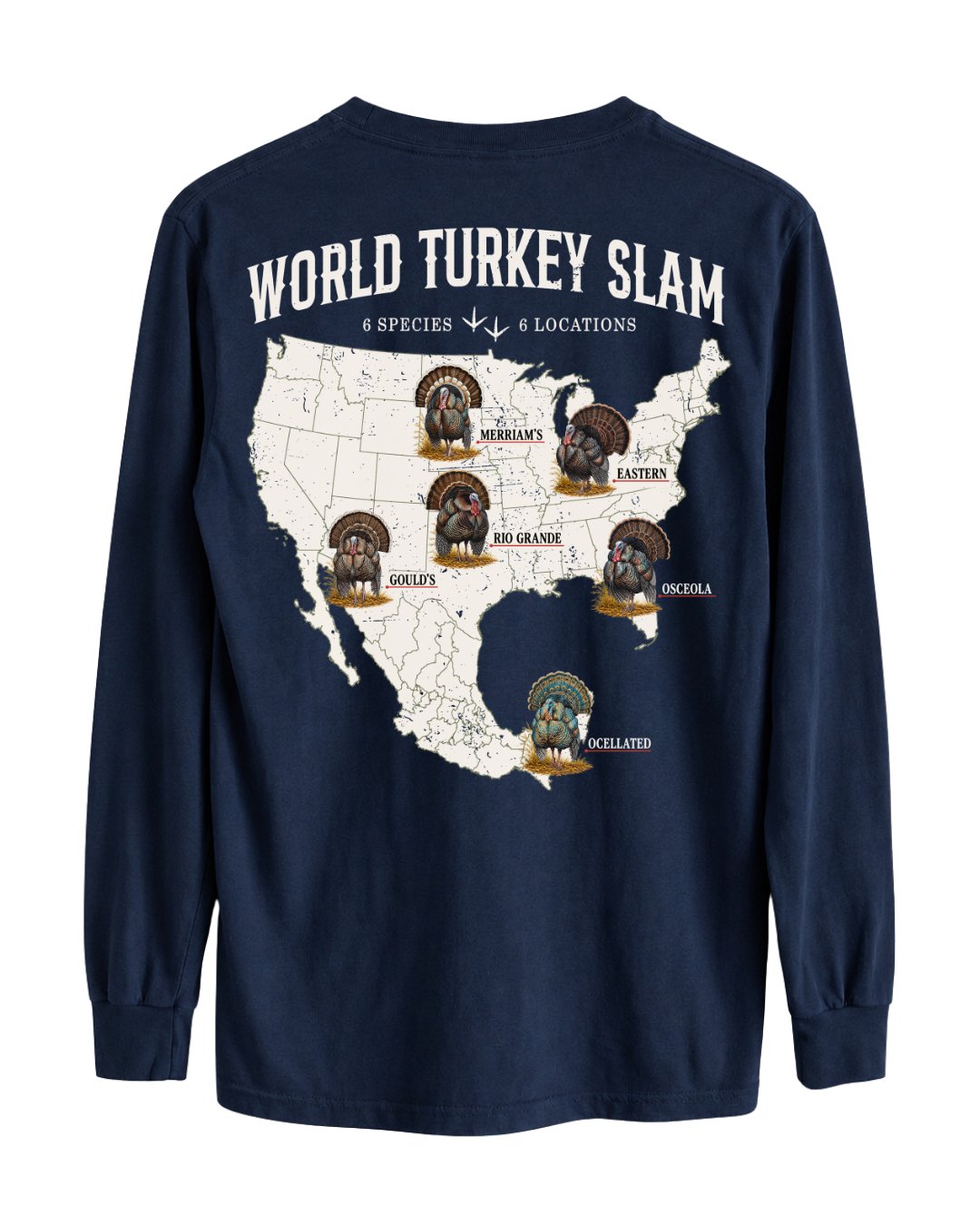 World Turkey Slam Classic Cotton Regular-Fit Long-sleeve Tee
