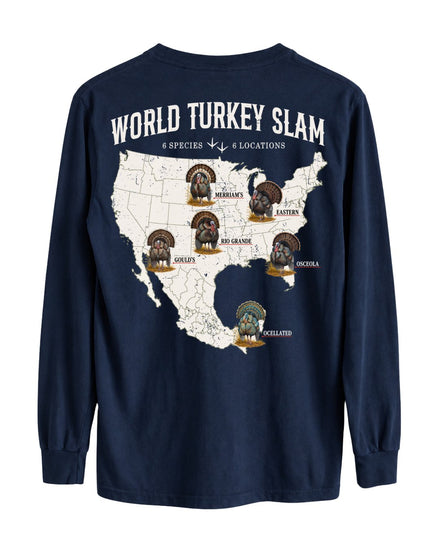 World Turkey Slam Classic Cotton Regular-Fit Long-sleeve Tee