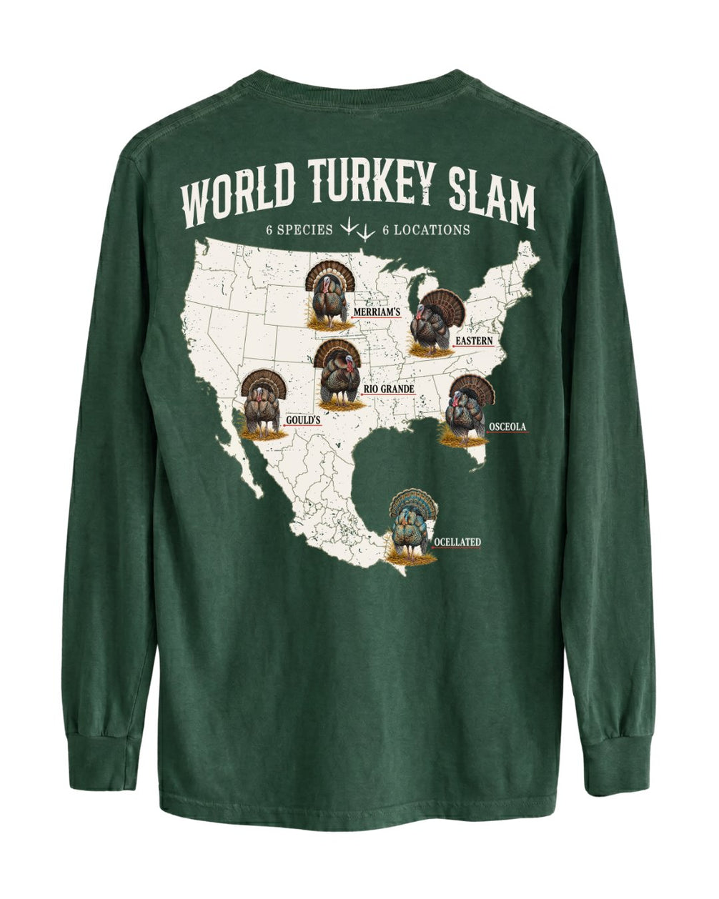 World Turkey Slam Classic Cotton Regular-Fit Long-sleeve Tee