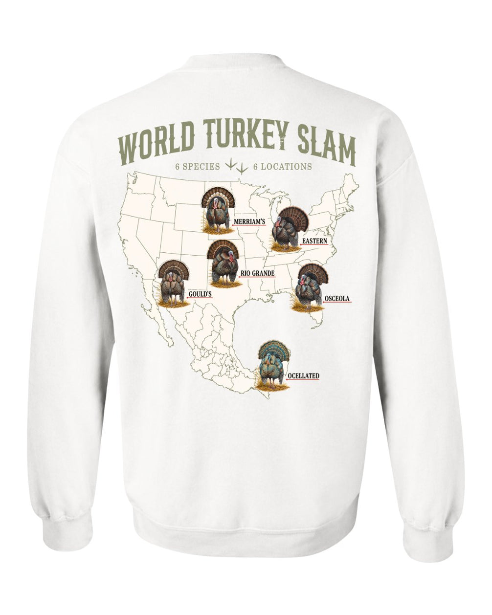 World Turkey Slam Classic Cotton Regular-Fit Sweatshirt