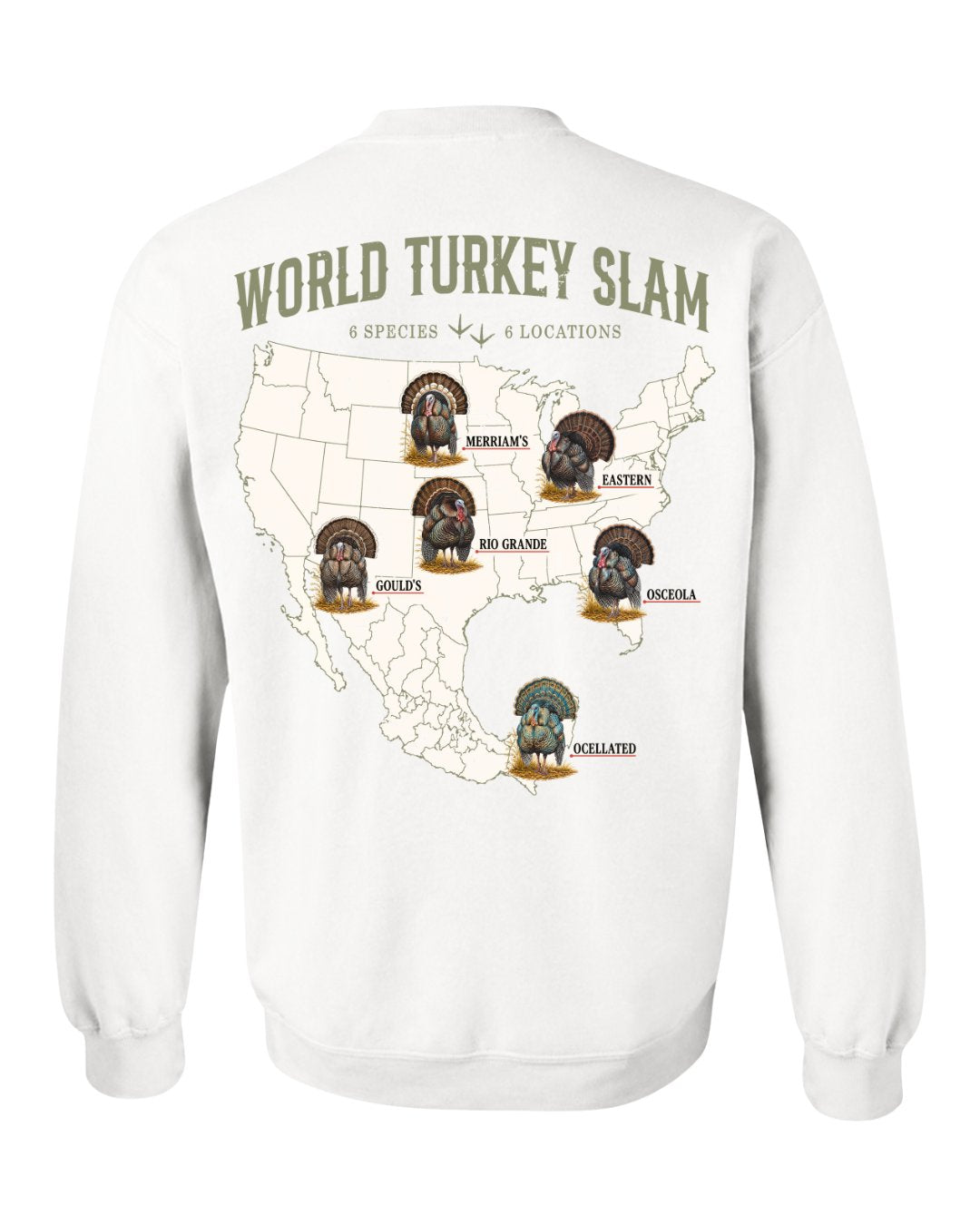 World Turkey Slam Classic Cotton Regular-Fit Sweatshirt