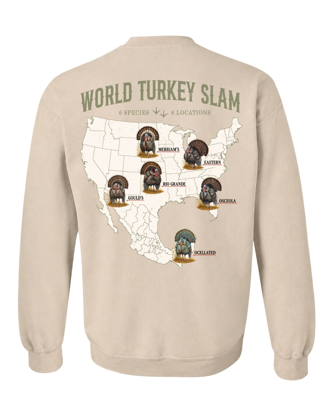 World Turkey Slam Classic Cotton Regular-Fit Sweatshirt