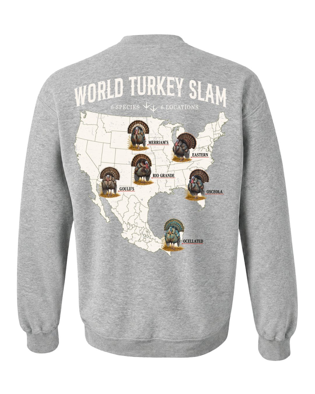 World Turkey Slam Classic Cotton Regular-Fit Sweatshirt