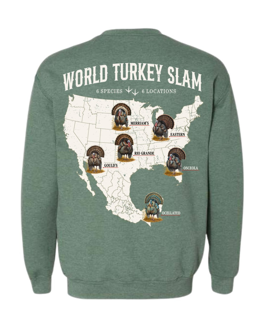 World Turkey Slam Classic Cotton Regular-Fit Sweatshirt