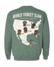 World Turkey Slam Classic Cotton Regular-Fit Sweatshirt