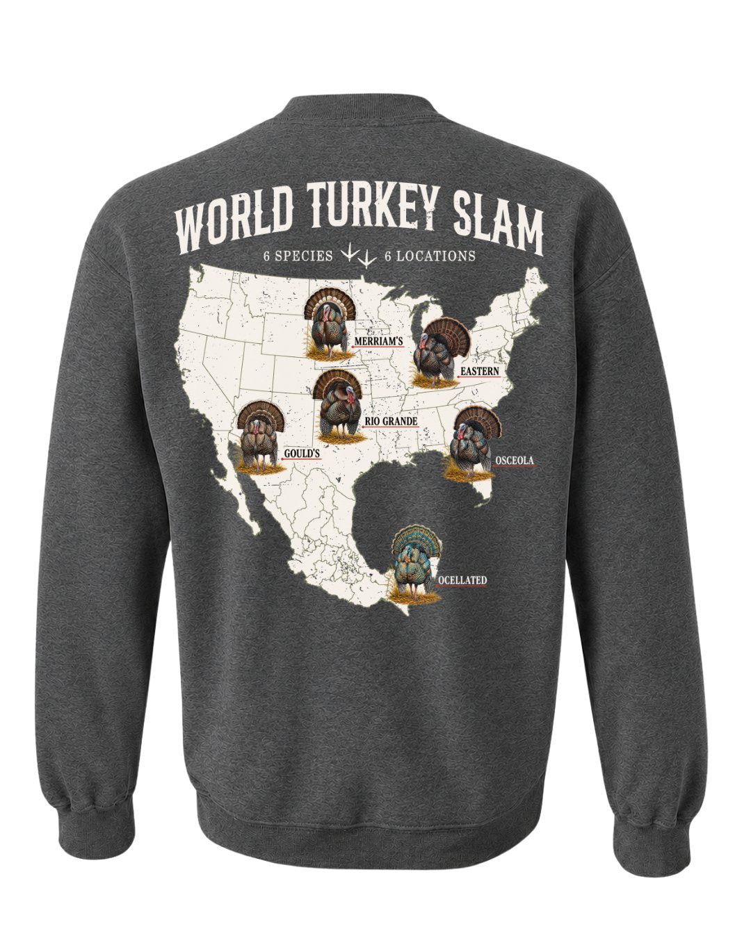 World Turkey Slam Classic Cotton Regular-Fit Sweatshirt