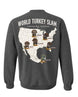 World Turkey Slam Classic Cotton Regular-Fit Sweatshirt
