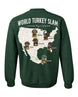 World Turkey Slam Classic Cotton Regular-Fit Sweatshirt