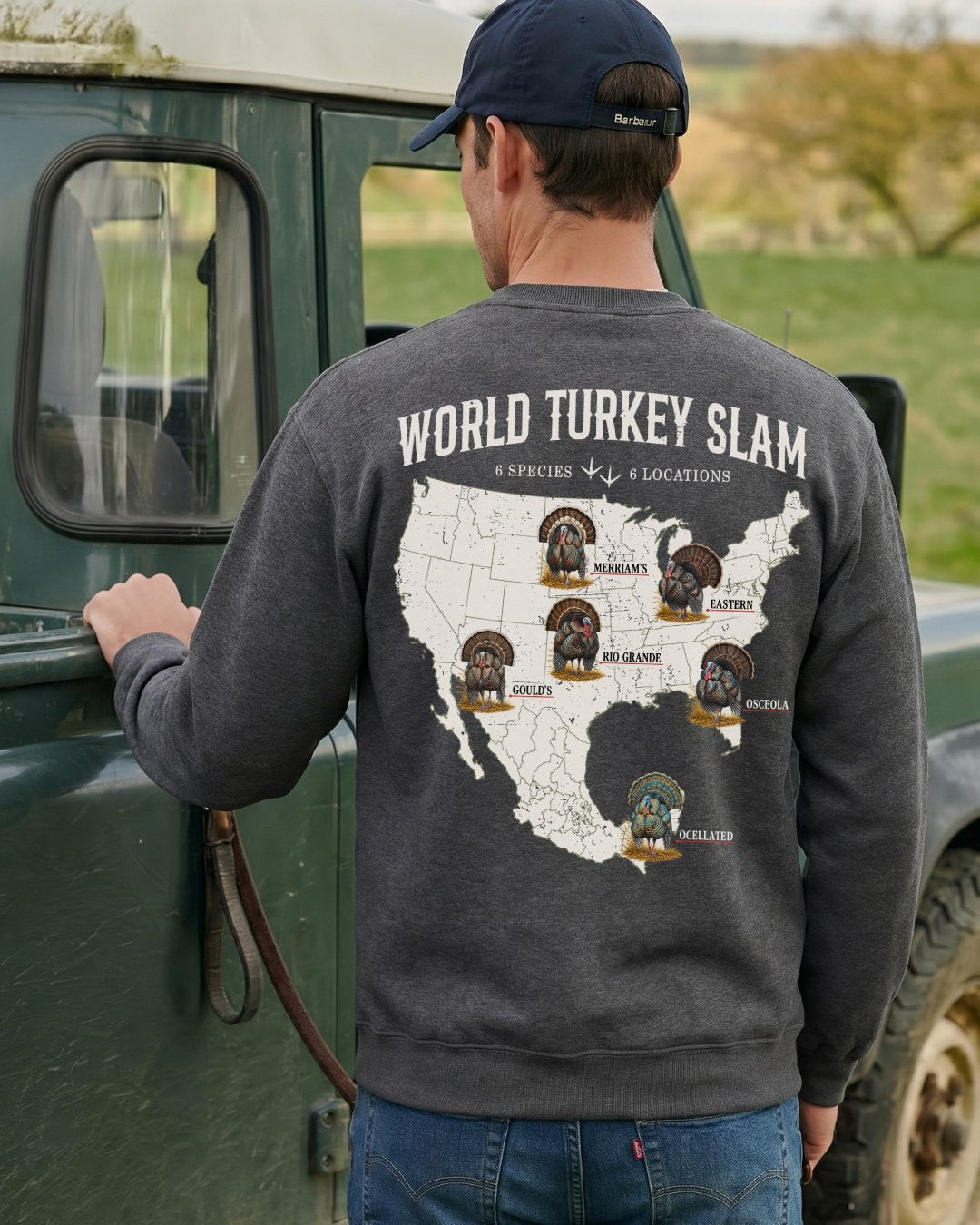 World Turkey Slam Classic Cotton Regular-Fit Sweatshirt